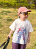 G.DUCKKIDS小黄鸭童装男童套装夏季2025儿童衣服宝宝潮酷太空人短袖两件套潮 太空人套装 米白色geioqgg 100 建议2~3岁【 90-100cm】 实拍图