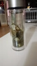 【⭐京东物流配送】高硼硅双层玻璃杯大容量泡茶杯水杯子茶水分离 【双层加厚】茶杯 350ml 1只 实拍图