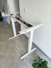 木藝生电动升降架子桌腿双电机可调节升降电脑桌站立支架办公书桌桌子腿 方管双电机2节线槽款白1.1-2米桌 加厚钢架 实拍图