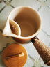 京东京造围炉煮茶烤奶罐茶煮茶器家用室内奶茶陶瓷茶壶月牙粗陶侧把煮茶壶 实拍图