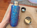 TUNE-PATTERN纯钛保温杯双层钛焖茶杯泡茶杯养生钛水杯磁吸钛水杯子教师节送礼 鸢尾【精美礼盒】450ml 实拍图