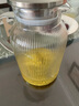 青苹果耐热玻璃凉水壶1.6L 可明火直烧冷水壶花茶壶泡茶围炉煮茶壶 实拍图