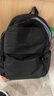 梵者双肩包男通勤初高中大学生书包大容量旅游背包短途出差电脑旅行包 升级款黑色小号 实拍图