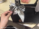 稻草人包包女包新款时尚优雅手提包鳄鱼纹斜挎七夕情人节礼物送女友老婆 黑色-A款常规款 实拍图