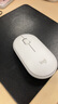 罗技（Logitech）LOGITECH PEBBLE鼠标 无线蓝牙鼠标 办公静音鼠标 女性鼠标对称鼠标 鹅卵石造型 米白色 实拍图