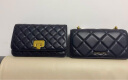 CHARLES&KEITH质感菱格链条小方钱包女包包女包生日礼物CK6-10680924 Black黑色 XS 实拍图