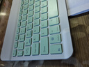 栢启歆无线蓝牙键盘鼠标套装 适用ipad小米华为苹果VIVOPPO平板小女生妙控办公静音手机笔记本电脑外接 10寸无线键盘绿色+双模蓝牙鼠标【送数据线】 实拍图
