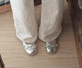 梵昇昱玛丽珍女鞋银色浅口小皮鞋圆头低跟平底单鞋仙女芭蕾风配裙子百搭 浅口小皮鞋单蝴蝶结【银色】 36 实拍图