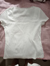 UR秋季新款女装少女感蕾丝花边显瘦正肩短袖T恤UYY440030 本白 M 实拍图