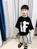 G.DUCKKIDS小黄鸭男童潮酷黑色T恤夏季儿童半袖上衣潮牌2025新款男孩中大童 黑色 120 7码建议身高110cm左右 晒单实拍图