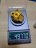 金豆珠珠黄金珠宝足金999(3D硬金)光面小金珠DIY手串水贝工厂货源 亮面光珠（单颗不发） 0.03克/3mm光珠共1颗 实拍图