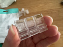山泽 六类网线水晶头 6类千兆网络接头 CAT6工程级RJ45电脑连接器 适用超六类非屏蔽网线10个 WL-6010 实拍图