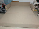 澳诺澜 沙发床两用现代简约可折叠收纳多功能小户型实木推拉伸缩收缩床 2.1米三面乳胶豪华款 棉麻布料【无储物】 实拍图