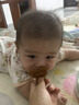 弭黎婴儿安抚奶嘴0-6个月新生儿玩具防胀气仿母乳口欲期牙胶日夜款 实拍图