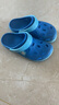 酷趣（Coqui）儿童洞洞鞋男童女童轻质排沙两穿休闲拖鞋大童星空蓝34-35 CQ8537 实拍图