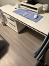 斯兰梦贝轻奢现代实木书桌卧室床头桌家用家具电脑桌伸缩白色办公学习桌子 电脑书桌【带转椅2选1】 1400*600*760mm（不带键盘托） 实拍图