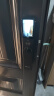 萤石Y3000FVX智能锁 静谧黑 3D人脸识别无需指纹 双摄双画面可视 家用全自动智能猫眼门铃防盗视频锁  实拍图