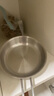凌丰不锈钢奶锅一人食小煮锅无涂层辅食锅304不锈钢锅电磁炉燃气通用 平底煎锅（无盖） 18cm 实拍图