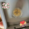 周大福 压岁钱岁岁平安 黄金金币(工费60)约1.03g EOF45 520礼物 实拍图