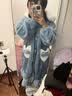 梦舒纷睡袍女冬睡衣春秋季可爱学生中长款加绒加厚宿舍家居服珊瑚绒卡通 玉桂狗睡袍+裤子 M 实拍图