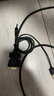 毕亚兹 VGA转HDMI转换线器带音频 1米 高清视频适配器 电脑笔记本连接电视显示器投影仪视频线 黑色 实拍图