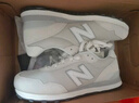 NEW BALANCENB官方男鞋女鞋潮流百搭秋冬透气网面简约舒适运动休闲鞋515系列 灰色 ML515WHT 浅灰色 39.5 (男码脚长24.5cm)尺码问客 实拍图