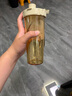 特百惠（Tupperware）茶韵500ML塑料杯男女士学生夏季运动水杯子户外便携大容量 奶茶棕 实拍图