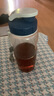 乐扣乐扣运动水杯塑料杯便携学生700ml大容量创意防漏随手杯茶杯 蓝盖透明（无滤网）500ml 实拍图