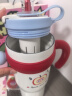 BABLOV保温杯女士大容量冰霸杯高颜值学生陶瓷内胆茶水分离吸管水杯礼物 实拍图