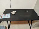 汤能优品电脑桌台式家用电竞游戏桌简约卧室书桌办公学习桌学生写字小桌子 单桌-耀黑120*60【C型加固结构】 实拍图