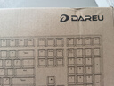 达尔优（dareu）EK815机械合金键盘 有线键盘 游戏键盘 108键单光 男生女生 电脑键盘  白色蓝色 青轴 实拍图