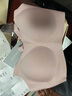 嫚熙（EMXEE）哺乳内衣孕妇文胸喂奶前开扣聚拢有型怀孕期胸罩 【肤色】小奶皮款 柔软舒适 XL 实拍图