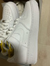 耐克NIKE七夕礼物 女空军一号AF1 AIR FORCE 1运动鞋DD8959-100白39 实拍图