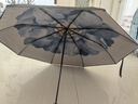 蕉下（beneunder）防紫外线遮阳伞三折双层黑胶晴雨伞防晒伞BM664蓝铃 实拍图