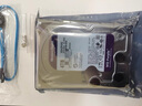 西部数据（WD）4TB 监控级机械硬盘 WD Purple 西数紫盘 SATA 256MB CMR垂直 录像机硬盘 3.5英寸WD43PURZ 实拍图