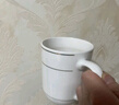 陶相惠茶杯陶瓷带盖开会杯子家用350ml办公茶杯商务会议杯办公水杯玉莲 实拍图