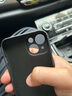 品胜 适用苹果14手机壳 iphone14柔性液态手机壳全包防摔超薄保护套亲肤手感男女款直边保护软壳黑色 实拍图