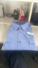 迪伽洛保安服短袖衬衫制服门卫物业酒店执勤服夏天户外训练服可定制 蓝色短袖+裤子+标贴 175/XL 实拍图