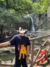 MQD童装夏款卡通男女童圆领套头韩版潮酷短袖T恤 藏青 150 实拍图
