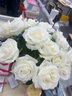 云南鲜花批发品质玫瑰百合水养鲜切花送女友生日礼物源头直发 白玫瑰-10支【轻微折痕属于正常现象】 【任选2件—不收运費】 实拍图