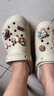 卡骆驰crocs经典云朵老爹鞋洞洞鞋时尚百搭女鞋拖鞋一脚蹬|206750 骨白色-2Y2(含智必星) 38 (240mm) 实拍图