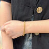 中国黄金（CHINA GOLD）黄金手链女足金首饰凤尾手链素金生日七夕情人节礼物送女朋友老婆 时尚凤尾手链 【定金 多退少补】 实拍图
