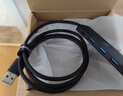 品胜 USB3.0分线器高速4口扩展一拖四USB接口转换器 笔记本台式电脑键鼠HUB延长线集线器Type-C供电1m 实拍图