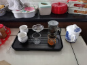 忆壶茶（YIHUTEA）茶盘托盘家用茶台带排水小型沥水储水实木功夫托盘泡茶具竹茶托 【爆款大号】茶盘36.5*24cm 实拍图
