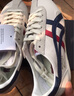 Onitsuka Tiger鬼塚虎男鞋 慢跑鞋透气轻便男女款运动休闲鞋RUNSPARK 白色/藏青色(1183B480-107) 40 实拍图