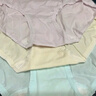 全棉时代女士内裤女纯棉抗菌高腰三角裤3条装 薄荷绿+奶白+香芋紫 165 实拍图