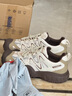 骆驼（CAMEL）经典丑萌鞋女时尚撞色户外休闲鞋 L24S469647A 米/银/咖 40 实拍图