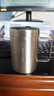 美厨（maxcook）316不锈钢水杯 双层泡茶杯口杯儿童学生带盖手柄400ml  MCB1112 实拍图