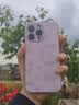 圣图朗液态小羊皮草莓小熊适用iphone17promax苹果15手机壳13新款14plus高级感女12全包16卡通男11保护套 液态小羊皮草莓小熊-草紫色 iPhone 13 Pro 实拍图