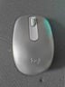 罗技（Logitech）M196 无线蓝牙鼠标 办公鼠标 笔记本商务办公家用 小巧便携 对称手型 石墨灰 实拍图